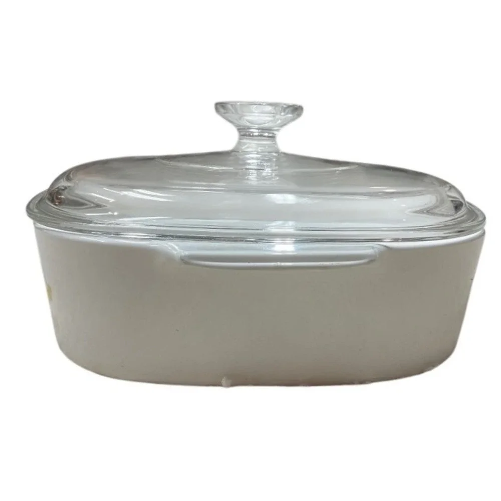 Corning Vintage Wild Flowers Casserole Dish wit Glass Pyrex‎ Lid  10.5